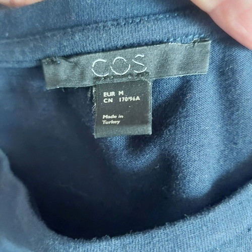 COS blouse A-line, blue, like new, size M