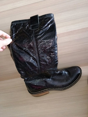 Ysatis boots size 38 used, black in very good condition