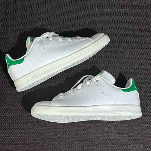 Adidas Stan Smith Kids new, size 33.5, white/green