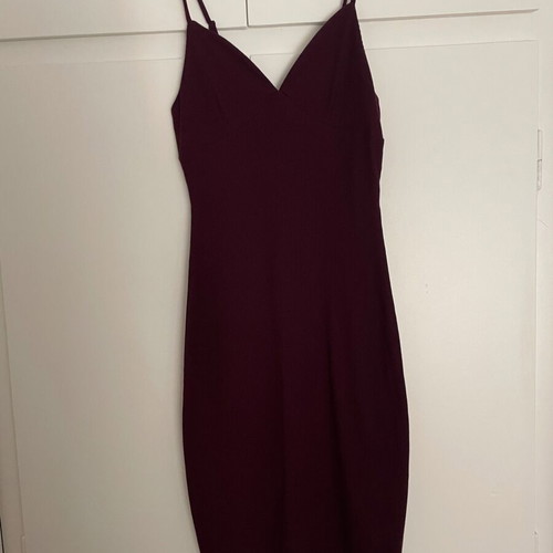 Bodycon dress Funky Buddha small, like new, dark red