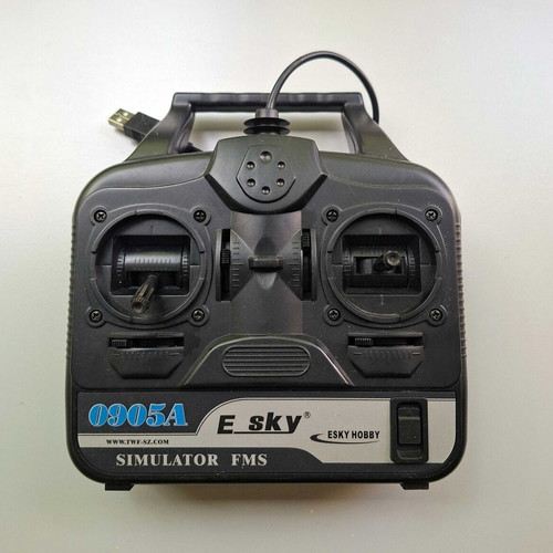 E-Sky EK2-0905A USB Controller like new for RC flight simulators