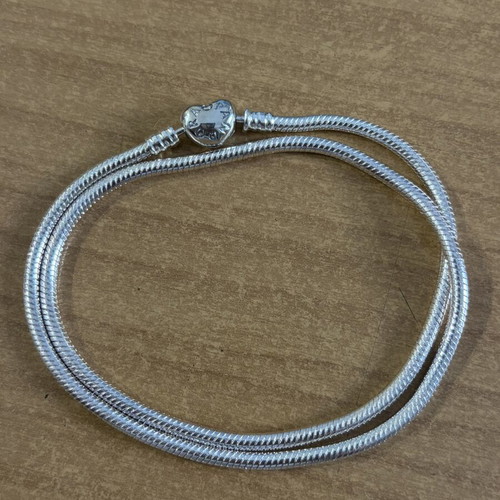 Pandora snake necklace, 45 cm, silver