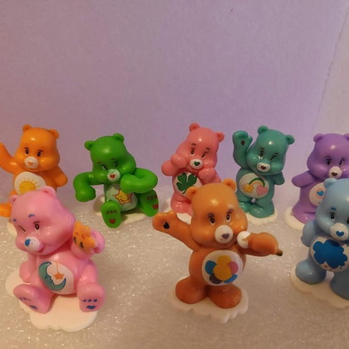 Care Bears collectible figure set of 12, like new