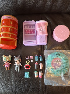 LOL Figures Nail Salon Accessories used set