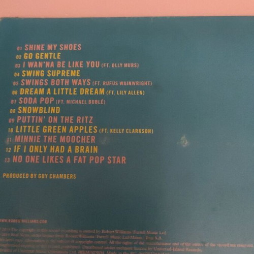 Robbie Williams Swings Both Ways CD new