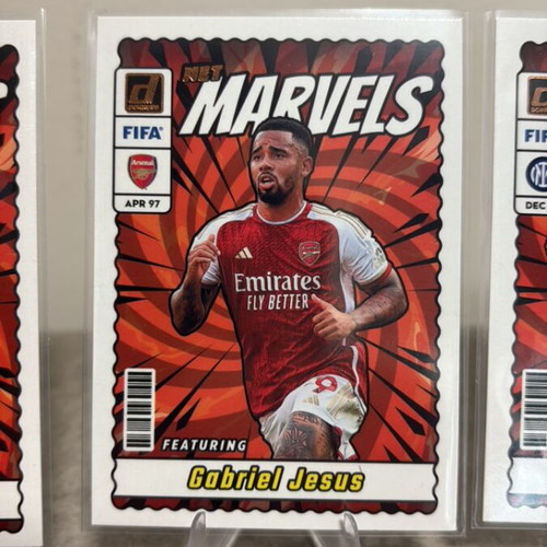 Donruss Soccer FIFA Net Marvels 2023-24 new 4-card set Sommer, Immobile, Jesus, Oblak