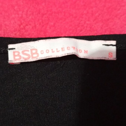 BS Collection black blouse used, size S with design