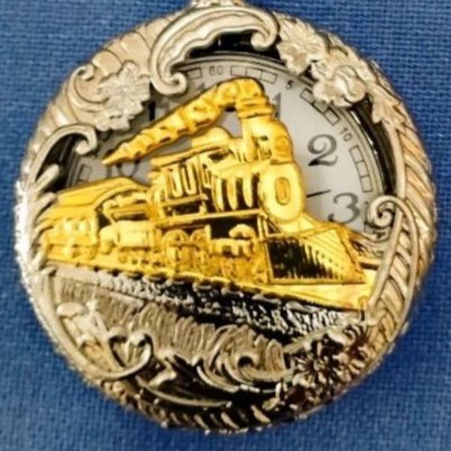 Vintage pocket watch with chain