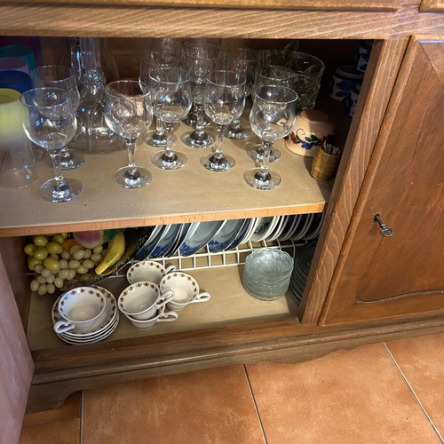 Wooden rustic buffet like new