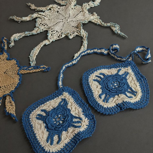 Handmade traditional crochet set new