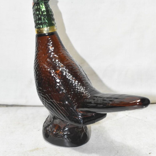 Avon Pheasant After Shave Glass Bottle used, vintage decorative