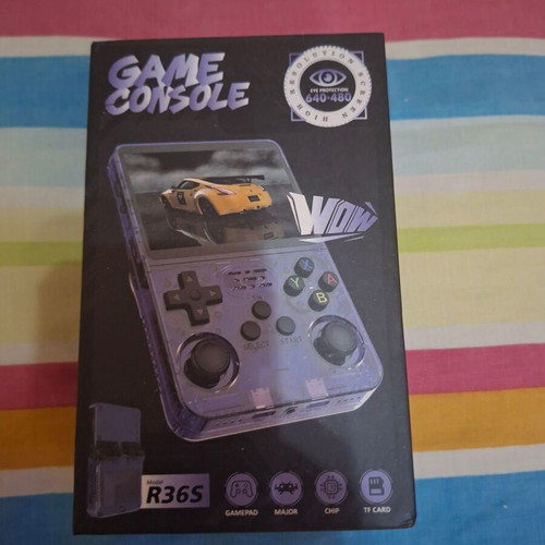 R36S Handheld Retro Game Console like new