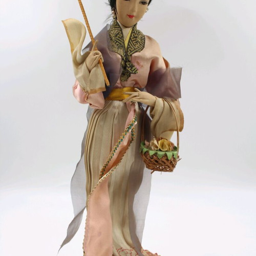Geisha doll handmade 35 cm used