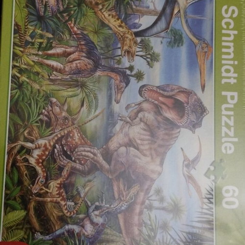 Schmidt puzzle 60 pieces with dinosaurs new