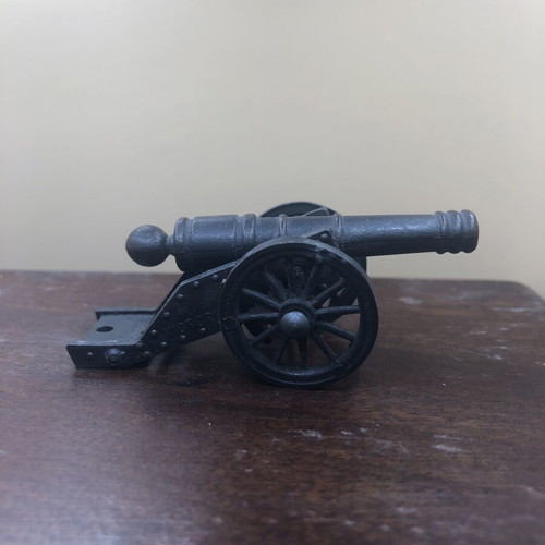 Metal miniature victory cannon used