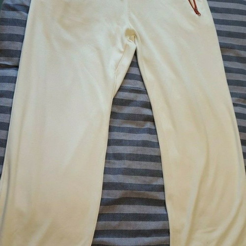 Kenvelo unisex athletic pants medium lightly used, white