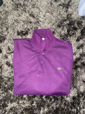 Lacoste Long-Sleeve Shirt like new, purple, size M