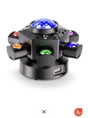 Moving Head Light U King with 6 Heads 120W RGBW Strobe Laser new