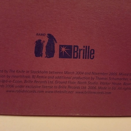 The Knife Like A Pen Vinyl 12" used, electronic