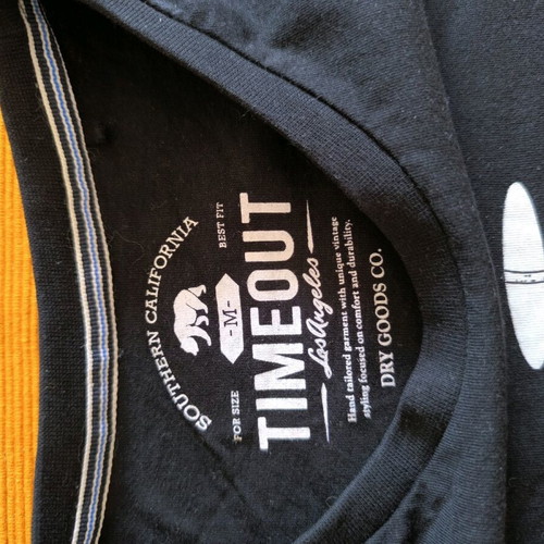 Timeout men's t-shirt size M like new, black