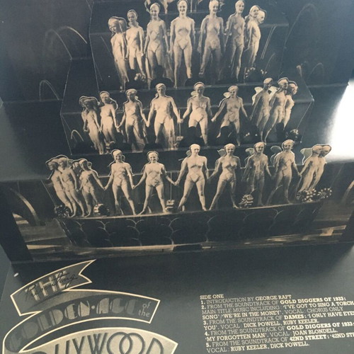 The Golden Age of Hollywood Musical LP used with 3D pop-up cover