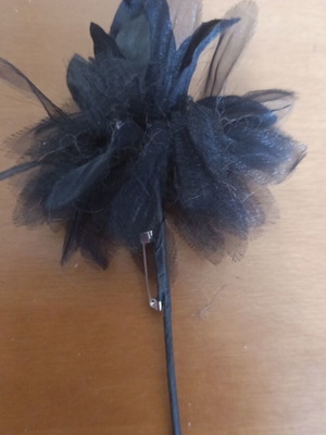 Lapel pin black used