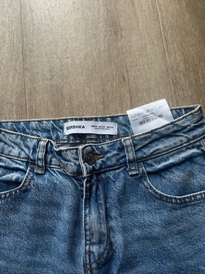 Cargo jeans Zara blue, worn once, size 34