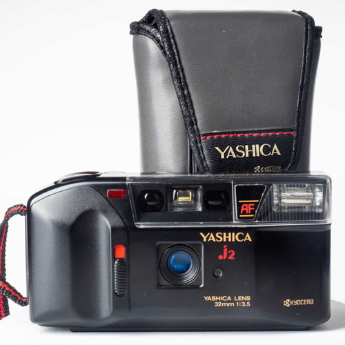 Yashica AF-J2 35mm Film Camera used, fixed 35mm f/3.5 lens