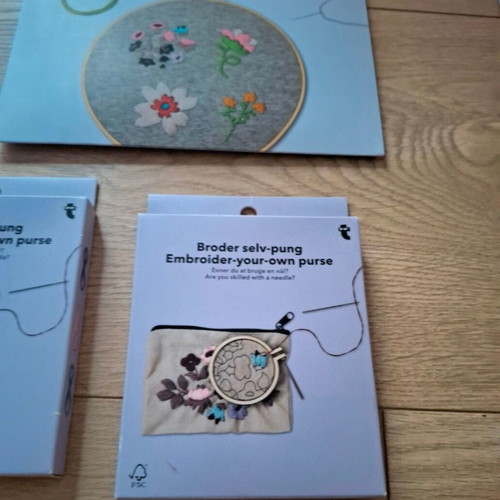 Embroidery kit new, unused