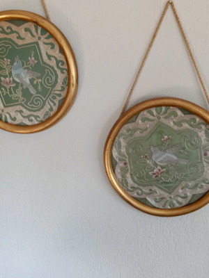 Embroidery framed pictures