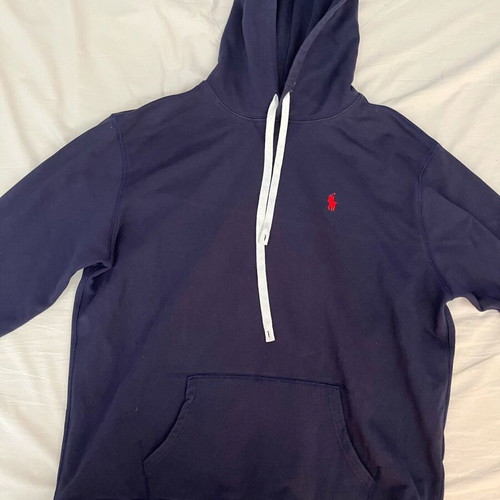 Polo Ralph Lauren hoodie blue, size large, like new