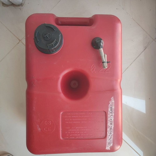 Eval fuel tank 22 liters used, portable for outboard engines