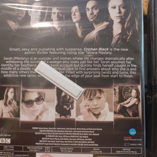 Orphan Black DVD new, English subtitles, UK import
