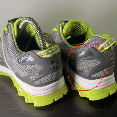 Raichle Mammut MTR 141 GTX women's trail running shoes, grey lime, EUR 38