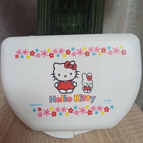 Tupperware Hello Kitty bottle and food container set
