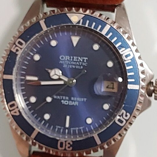 Orient Divers 100M automatic men's watch used vintage 1990