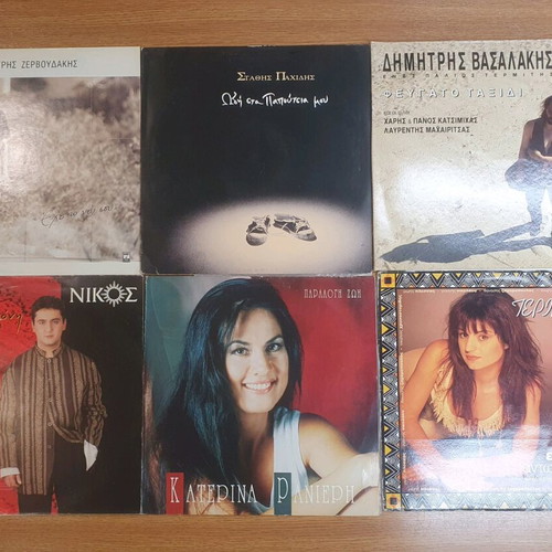 LP records used, pack of 67, 12 inch