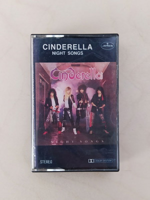 Cinderella Night Songs 1987 audio cassette used, Greek edition
