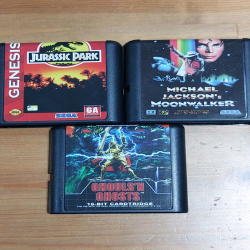 Sega Megadrive 3 Cartridge Pack Like New Aftermarket Titles