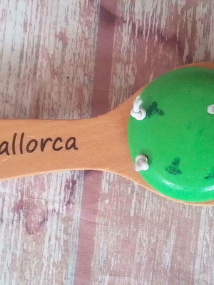 Baby wooden castanet Mallorca like new