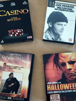 DVD pack of 4 classic movies used, with subtitles