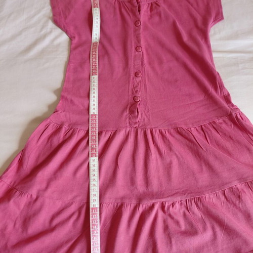 Zara Girls' Cotton Dress coral 11-12 years like new