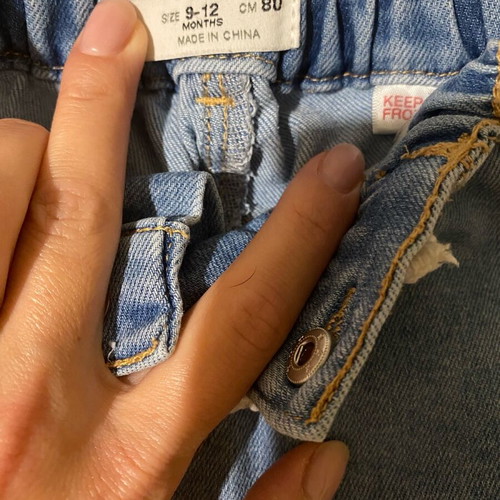 Zara baby jeans like new for 9-12 months