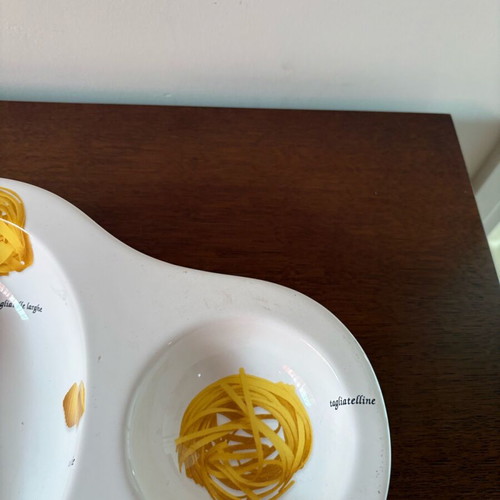 MSA Home Collection serving platter pasta theme new with 3 compartments
