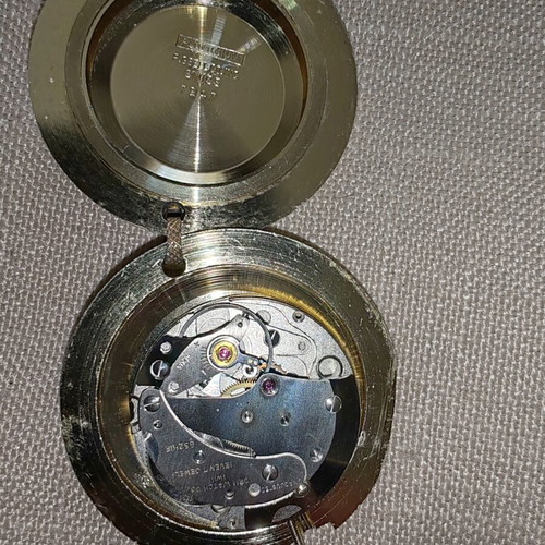 Oris pocket watch like new, mechanical with gold case