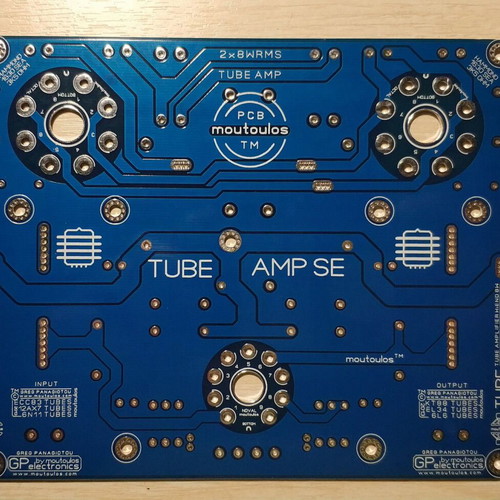 Tube Stereo Amplifier Single Ended PCB new