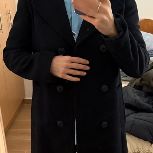 Classic Italian wool jacket like new, size S/M, navy