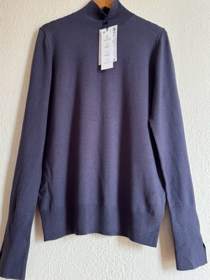 Zara jersey blouse new, size M, grey-blue