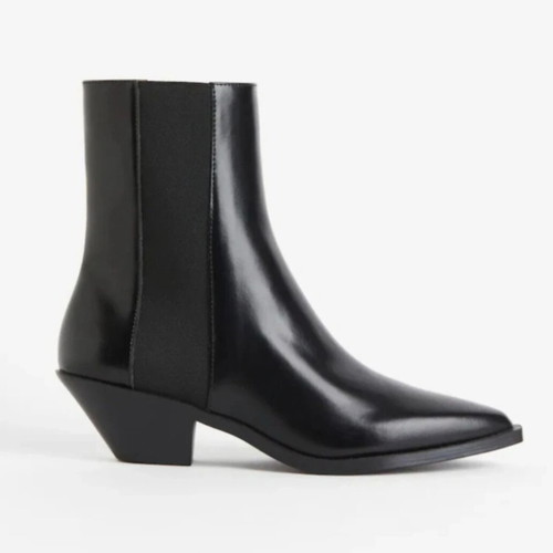 H&M black ankle boots size 37