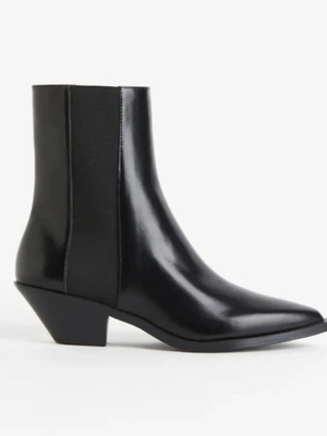 H&M black ankle boots size 37
